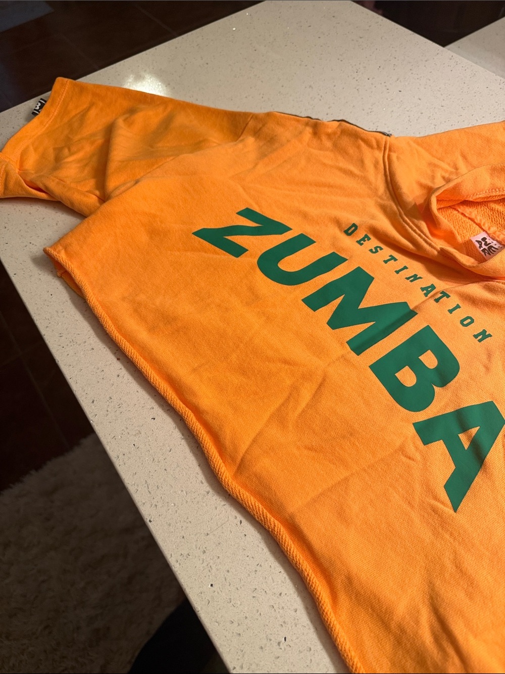 Zumba Womens Crop Top Hoodie - Picture 5 of 9